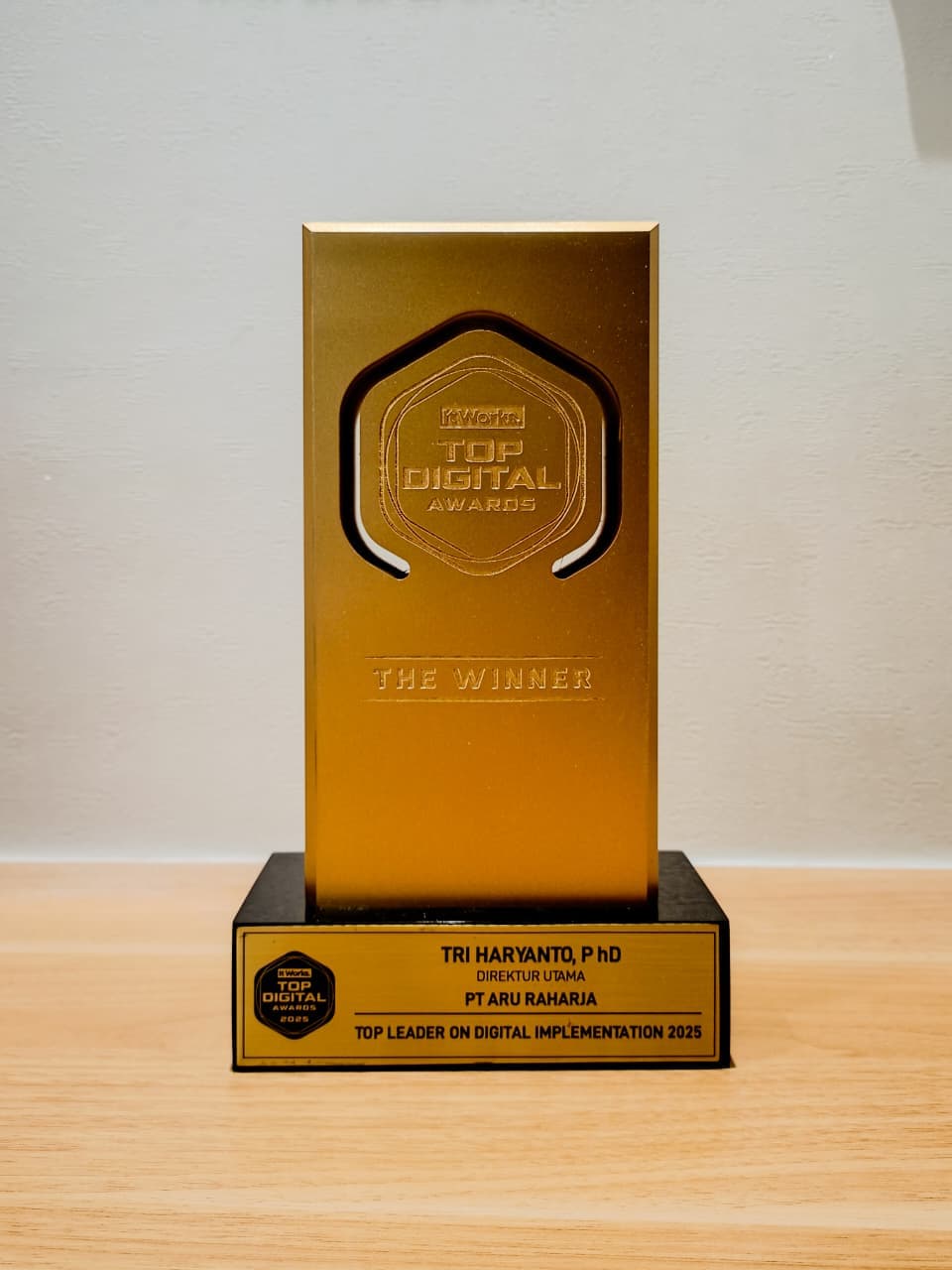 Penghargaan Top Leader on Digital Implementation 2025